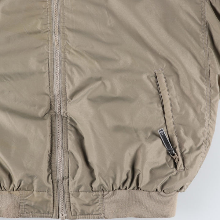 2000'S Columbia padded puffer jacket, men's size L Nylon Khaki type beige Vintage Second Hand