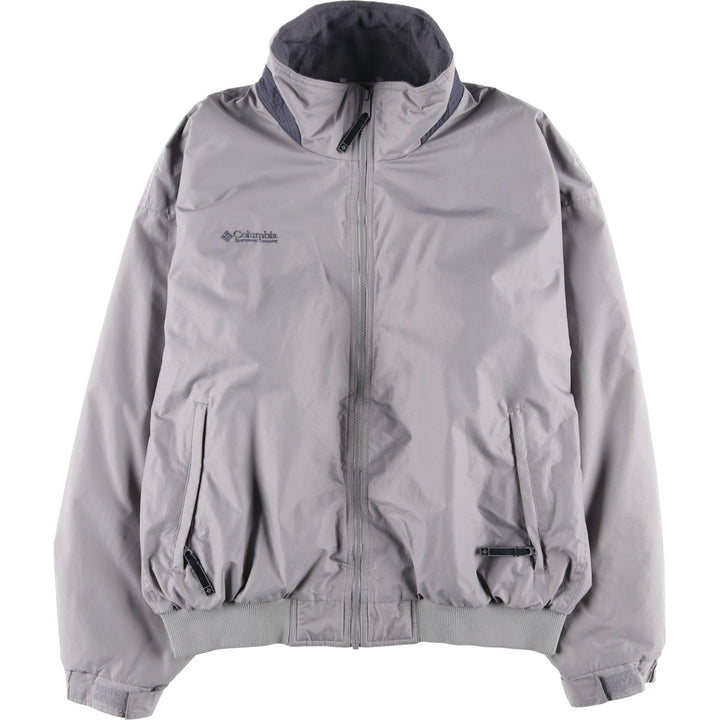 00'S Columbia padded jacket, puffer jacket, men's XL size Nylon gray type Vintage Second Hand