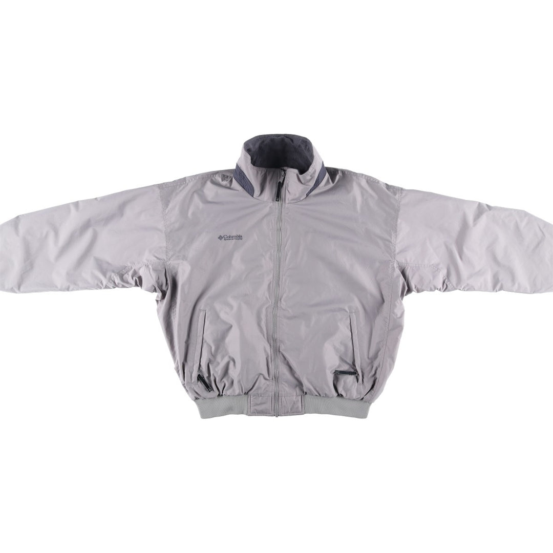 00'S Columbia padded jacket, puffer jacket, men's XL size Nylon gray type Vintage Second Hand