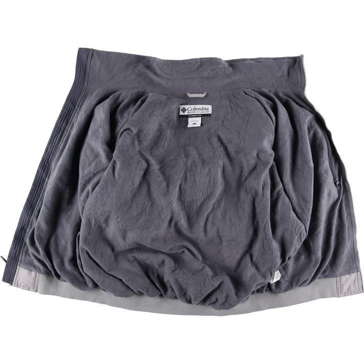 00'S Columbia padded jacket, puffer jacket, men's XL size Nylon gray type Vintage Second Hand