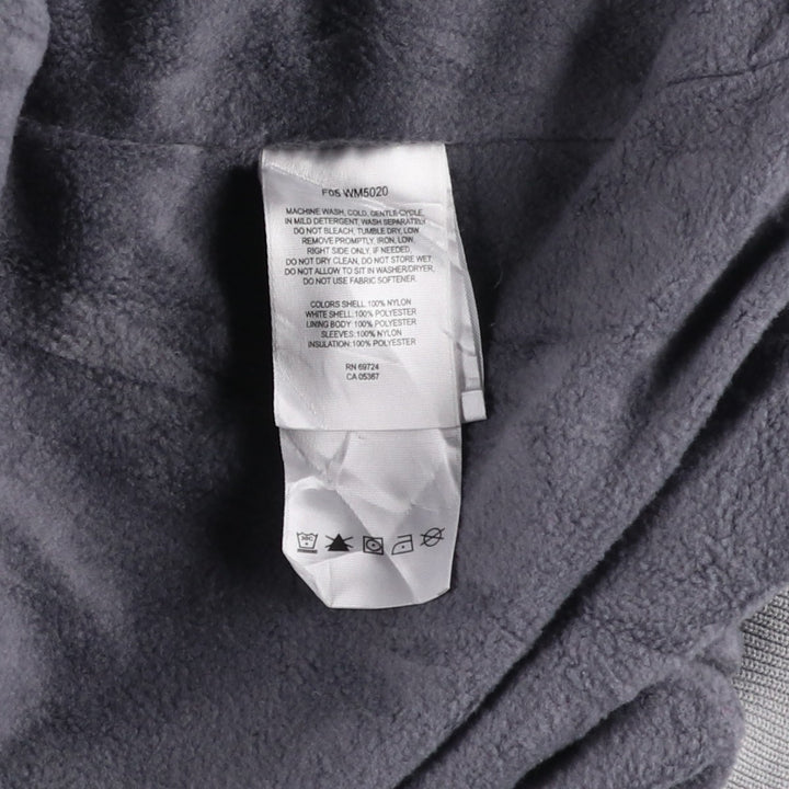 00'S Columbia padded jacket, puffer jacket, men's XL size Nylon gray type Vintage Second Hand