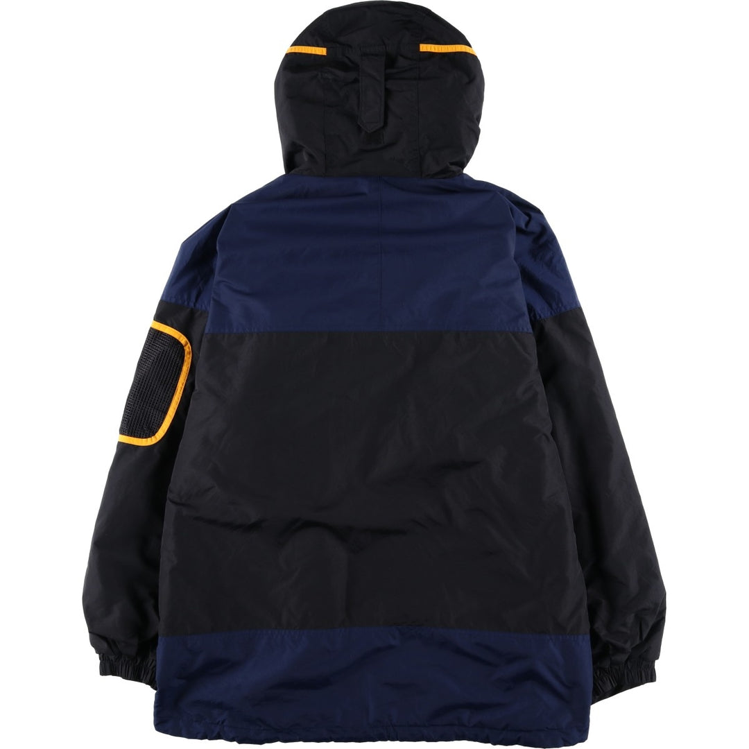 90'S Columbia padded mountain parka, shell jacket, puffer jacket, men's size L Nylon black type Vintage Second Hand