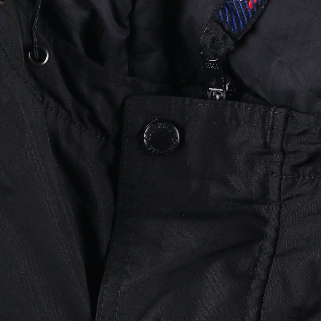 90'S Columbia padded mountain parka, shell jacket, puffer jacket, men's size L Nylon black type Vintage Second Hand