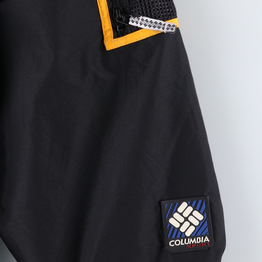90'S Columbia padded mountain parka, shell jacket, puffer jacket, men's size L Nylon black type Vintage Second Hand