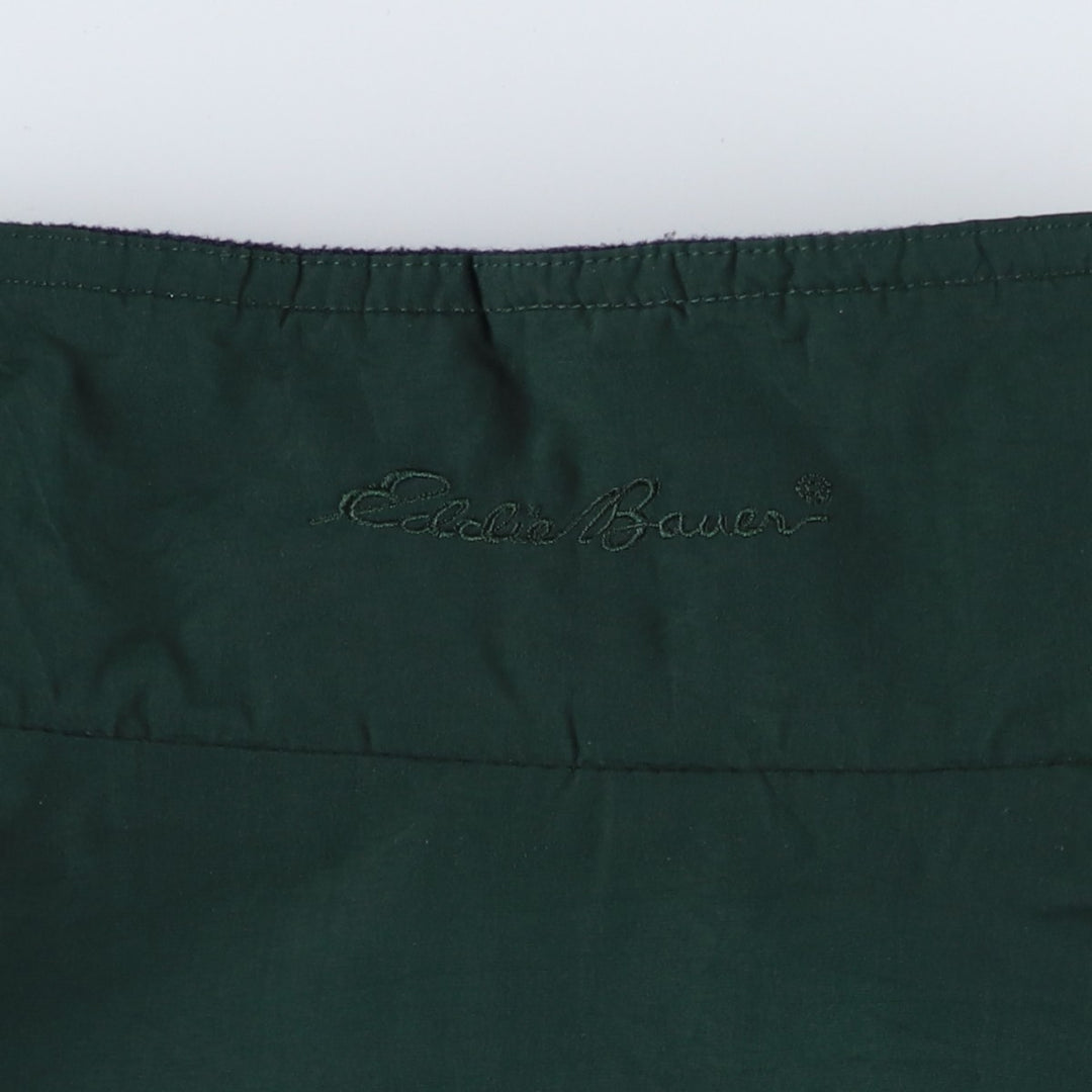 Eddie Bauer Men's Padded Puffer Jacket, Size XL Nylon Green type dark green Vintage Second Hand