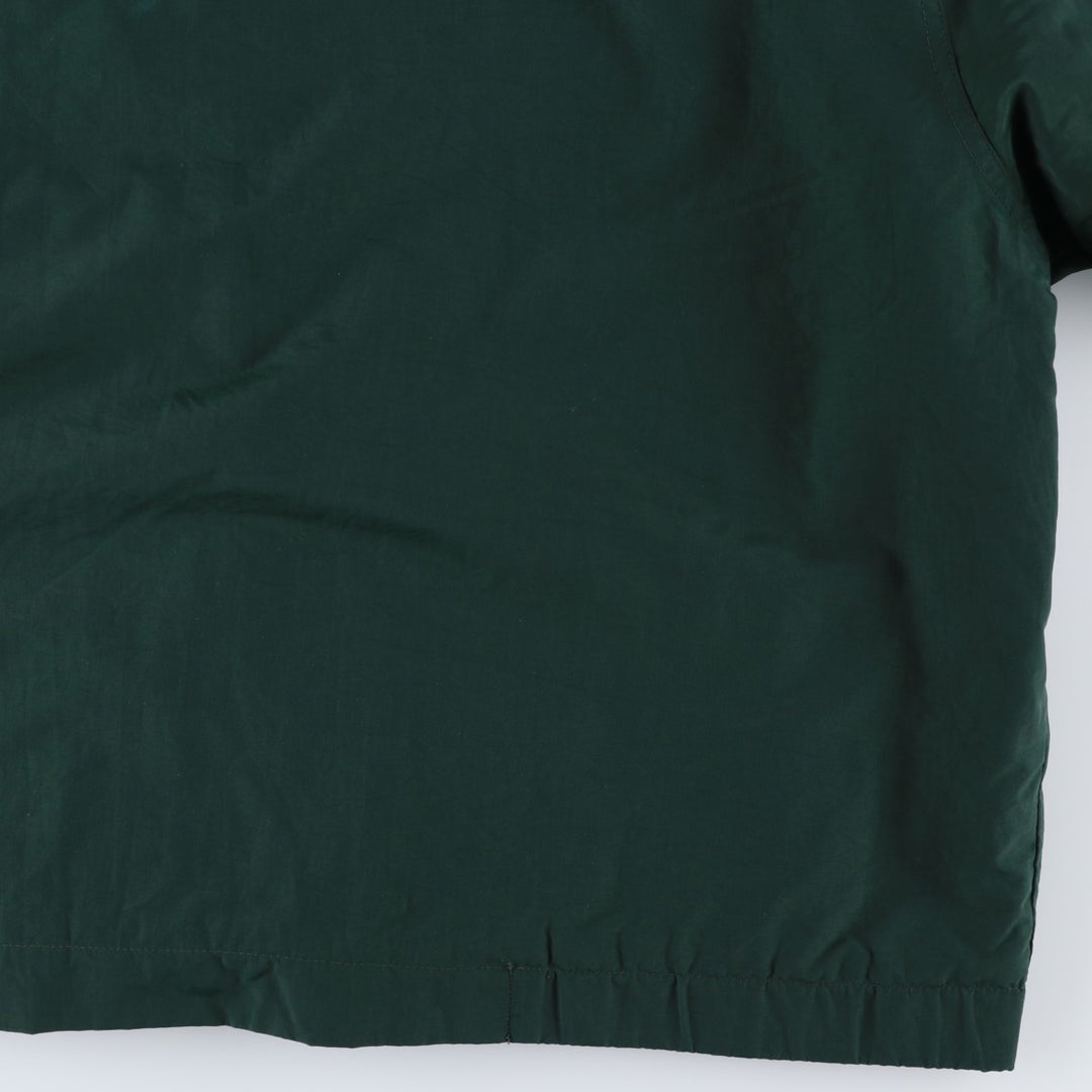 Eddie Bauer Men's Padded Puffer Jacket, Size XL Nylon Green type dark green Vintage Second Hand