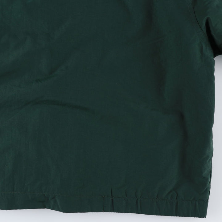 Eddie Bauer Men's Padded Puffer Jacket, Size XL Nylon Green type dark green Vintage Second Hand