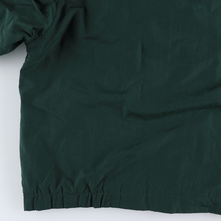 Eddie Bauer Men's Padded Puffer Jacket, Size XL Nylon Green type dark green Vintage Second Hand