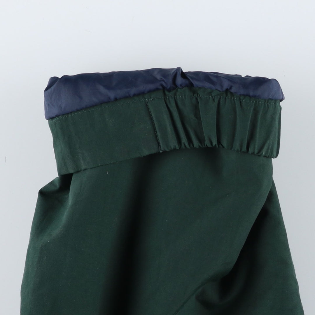 Eddie Bauer Men's Padded Puffer Jacket, Size XL Nylon Green type dark green Vintage Second Hand