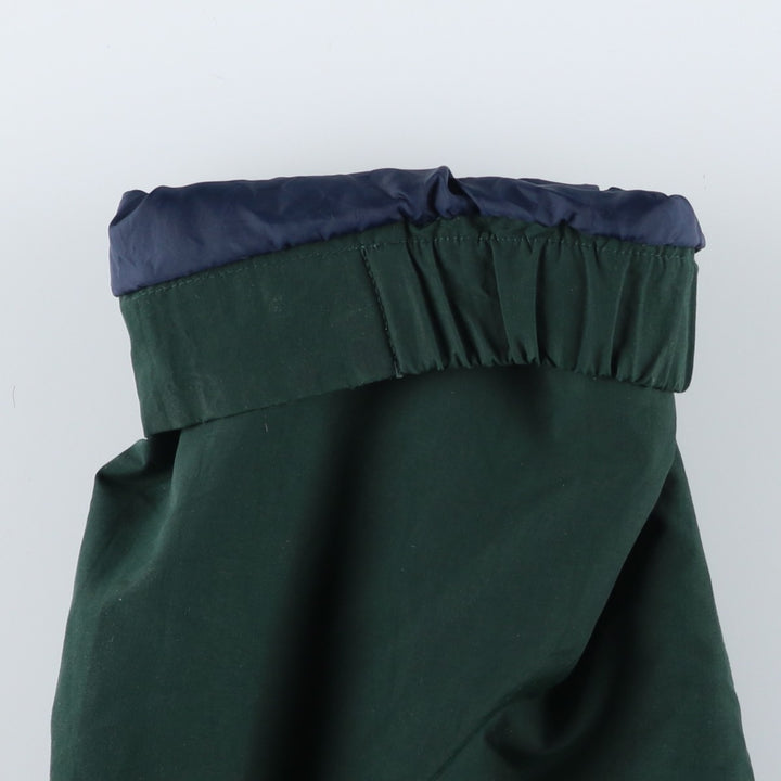 Eddie Bauer Men's Padded Puffer Jacket, Size XL Nylon Green type dark green Vintage Second Hand