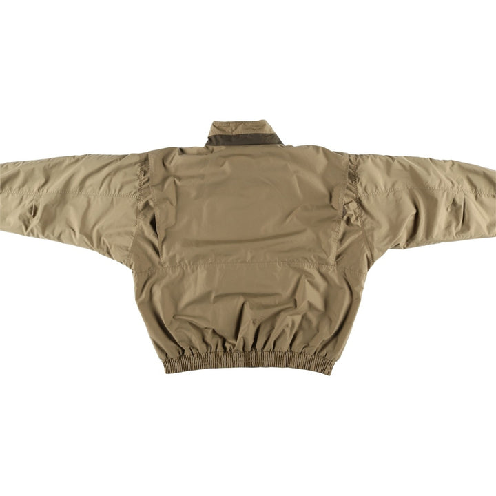 90'S Columbia White Tag Padded Puffer Jacket, Men's XL, Vintage Nylon beige type brown Vintage Second Hand