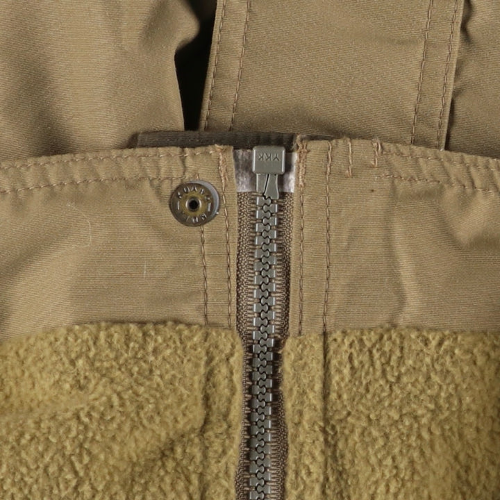 90'S Columbia White Tag Padded Puffer Jacket, Men's XL, Vintage Nylon beige type brown Vintage Second Hand