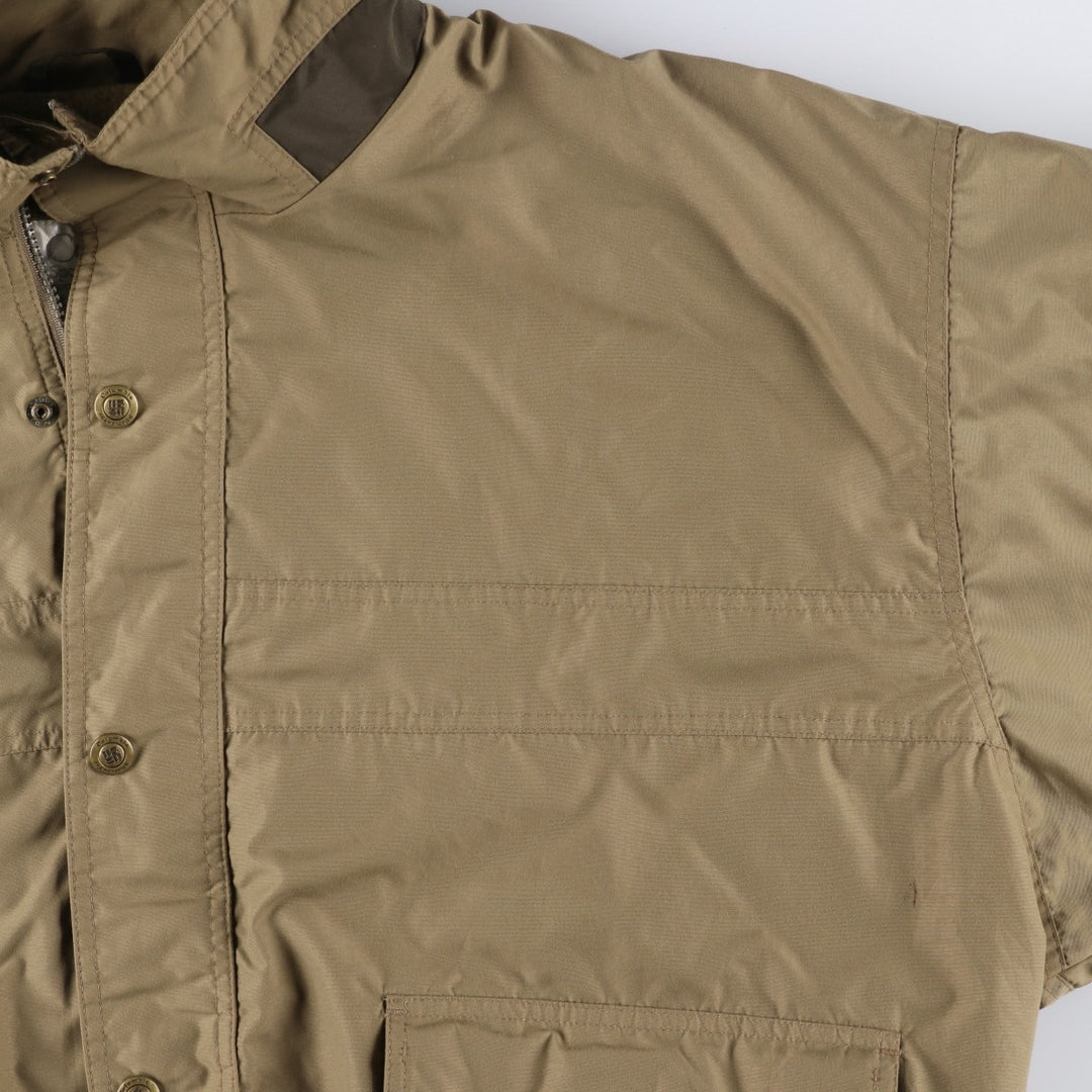 90'S Columbia White Tag Padded Puffer Jacket, Men's XL, Vintage Nylon beige type brown Vintage Second Hand