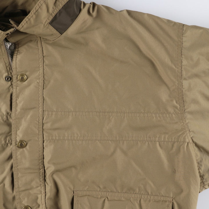 90'S Columbia White Tag Padded Puffer Jacket, Men's XL, Vintage Nylon beige type brown Vintage Second Hand