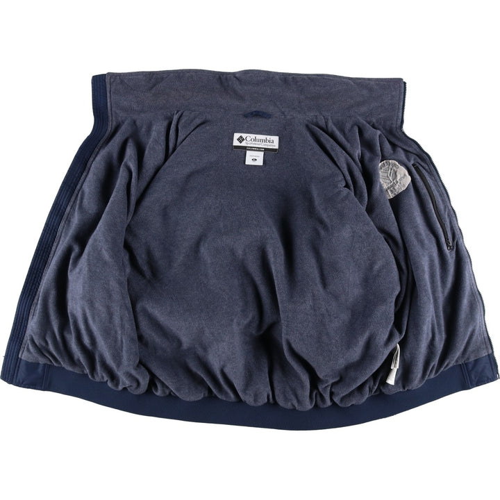 00'S Columbia padded jacket, puffer jacket, men's XL size Nylon Navy blue Vintage Second Hand