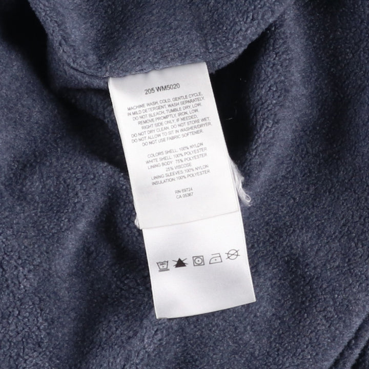 00'S Columbia padded jacket, puffer jacket, men's XL size Nylon Navy blue Vintage Second Hand