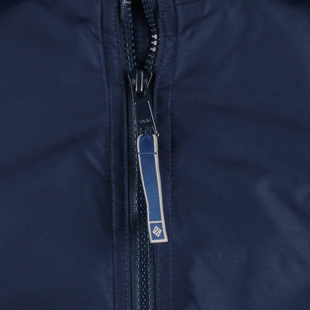 00'S Columbia padded jacket, puffer jacket, men's XL size Nylon Navy blue Vintage Second Hand