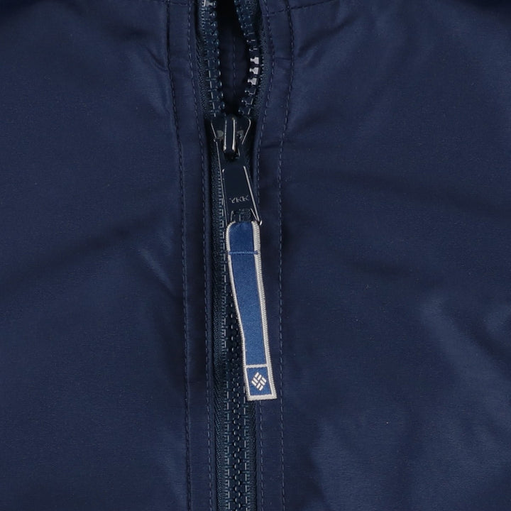 00'S Columbia padded jacket, puffer jacket, men's XL size Nylon Navy blue Vintage Second Hand