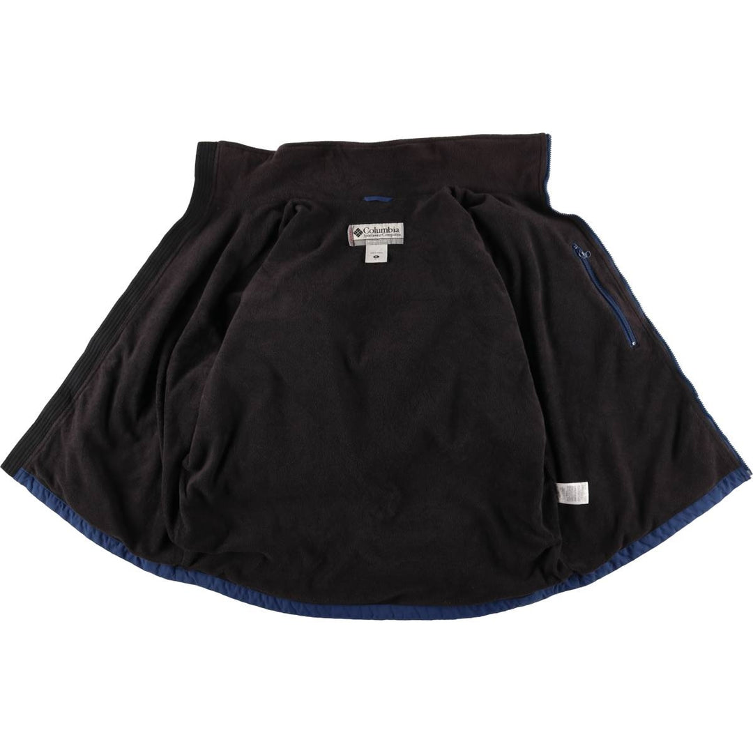 2000'S Columbia VERTEX padded puffer jacket, men's size XL Nylon navy blue type Vintage Second Hand