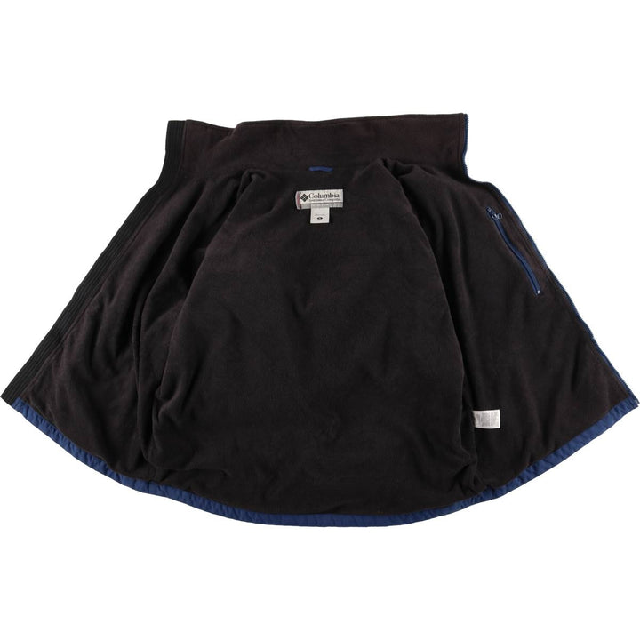 2000'S Columbia VERTEX padded puffer jacket, men's size XL Nylon navy blue type Vintage Second Hand