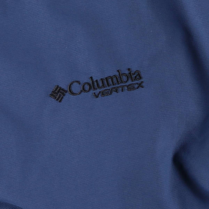 2000'S Columbia VERTEX padded puffer jacket, men's size XL Nylon navy blue type Vintage Second Hand