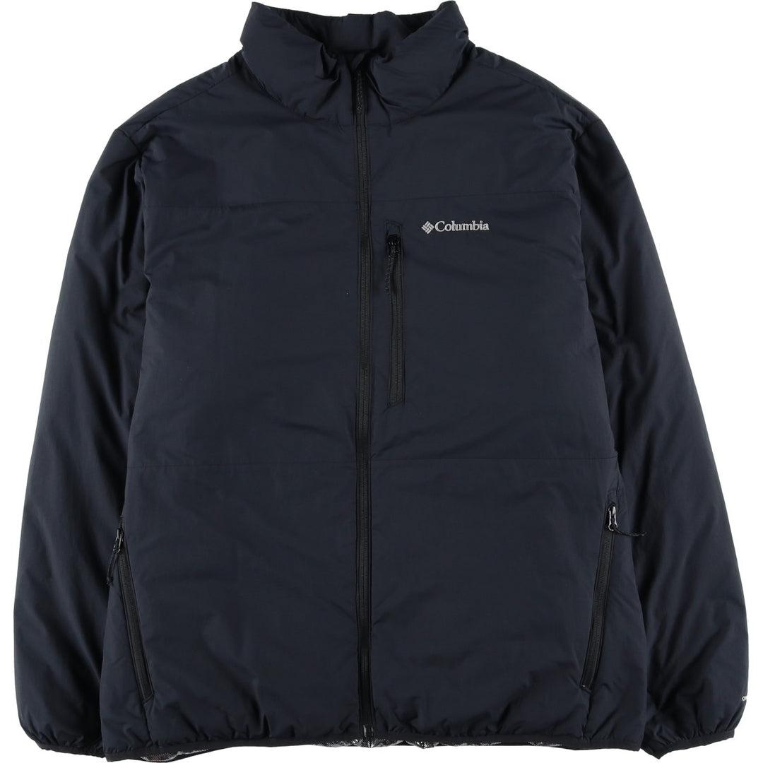 Columbia OMNI-HEAT Padded Puffer Jacket, Men's XL Nylon black type Vintage Second Hand