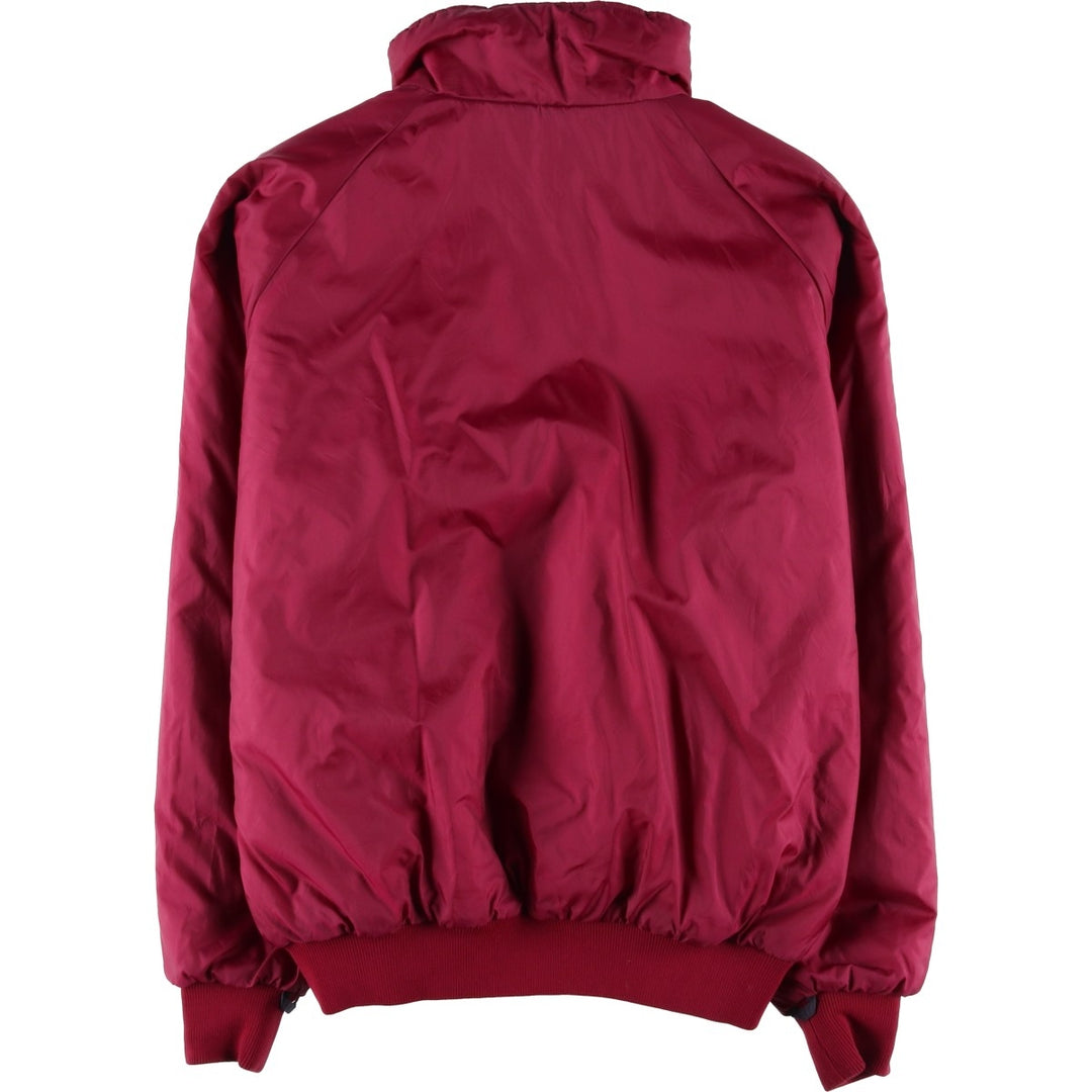 1980'S Columbia White Tag Reversible Padded Puffer Jacket, Men's Size L, Vintage Nylon Purple type red-purple Vintage Second Hand