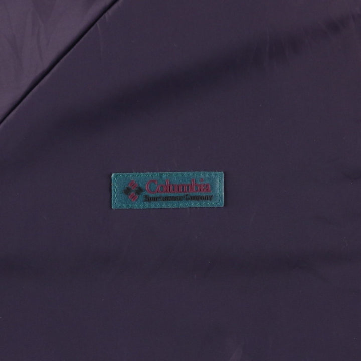 1980'S Columbia White Tag Reversible Padded Puffer Jacket, Men's Size L, Vintage Nylon Purple type red-purple Vintage Second Hand