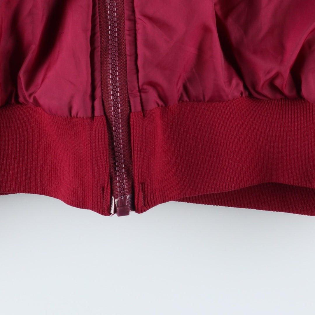 1980'S Columbia White Tag Reversible Padded Puffer Jacket, Men's Size L, Vintage Nylon Purple type red-purple Vintage Second Hand