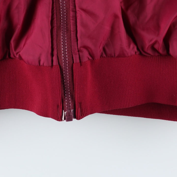 1980'S Columbia White Tag Reversible Padded Puffer Jacket, Men's Size L, Vintage Nylon Purple type red-purple Vintage Second Hand