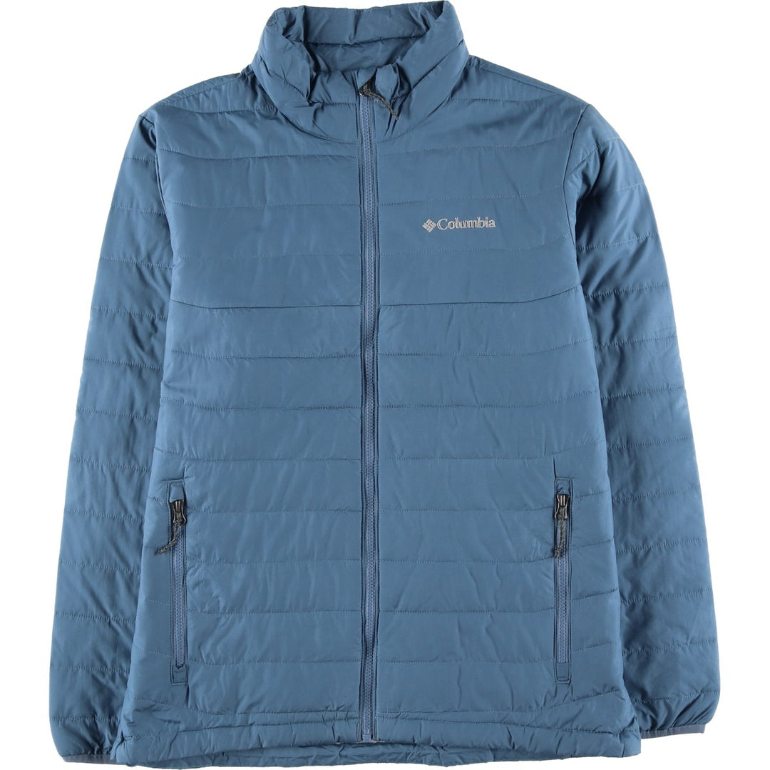Columbia Men's Padded Puffer Jacket, Size M Polyester (insulation) Blue type light blue Vintage Second Hand