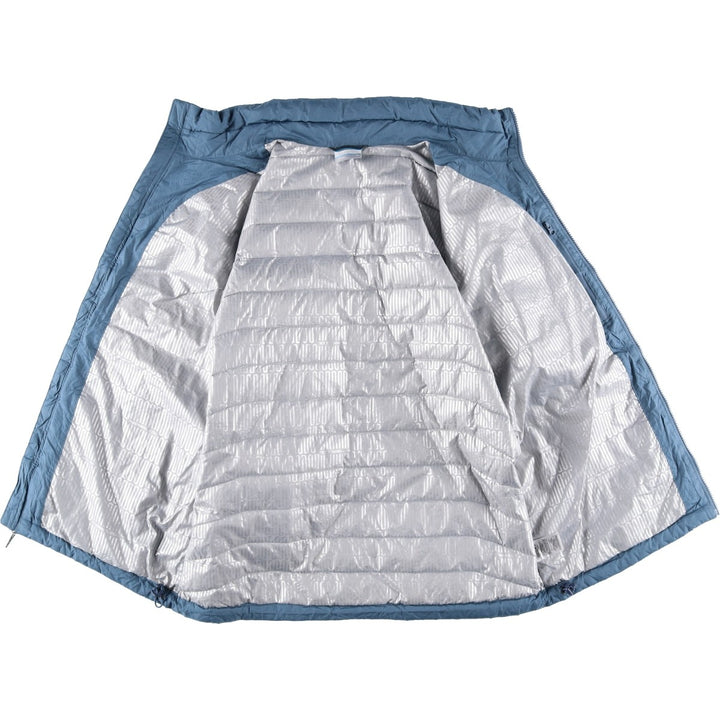 Columbia Men's Padded Puffer Jacket, Size M Polyester (insulation) Blue type light blue Vintage Second Hand