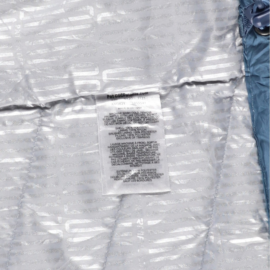 Columbia Men's Padded Puffer Jacket, Size M Polyester (insulation) Blue type light blue Vintage Second Hand