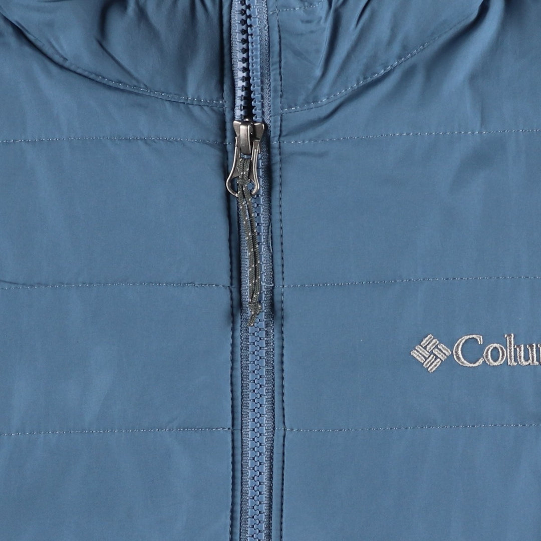 Columbia Men's Padded Puffer Jacket, Size M Polyester (insulation) Blue type light blue Vintage Second Hand
