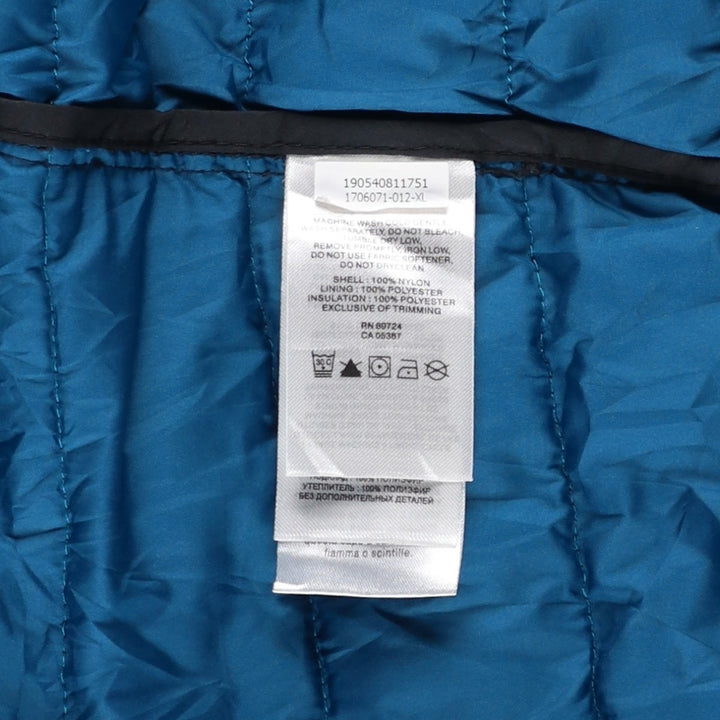 Columbia Men's Padded Puffer Jacket, Size XL Nylon black type Vintage Second Hand