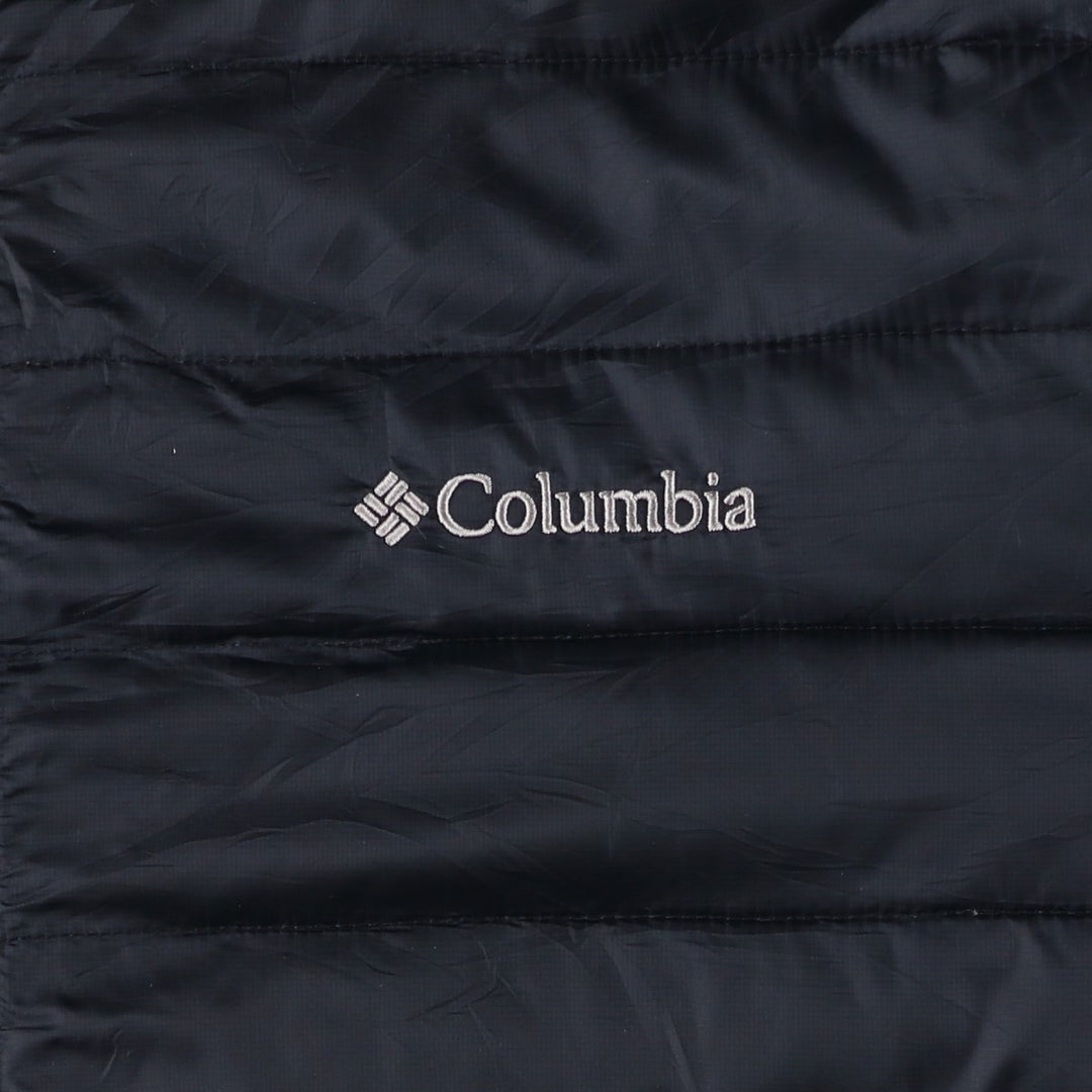 Columbia Men's Padded Puffer Jacket, Size XL Nylon black type Vintage Second Hand