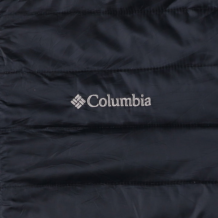 Columbia Men's Padded Puffer Jacket, Size XL Nylon black type Vintage Second Hand