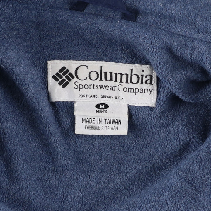 90s-00'S Columbia Padded Puffer Jacket, Made in USA, Men's Size M Nylon navy blue type Vintage Second Hand