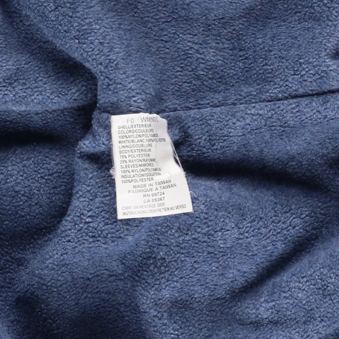 90s-00'S Columbia Padded Puffer Jacket, Made in USA, Men's Size M Nylon navy blue type Vintage Second Hand