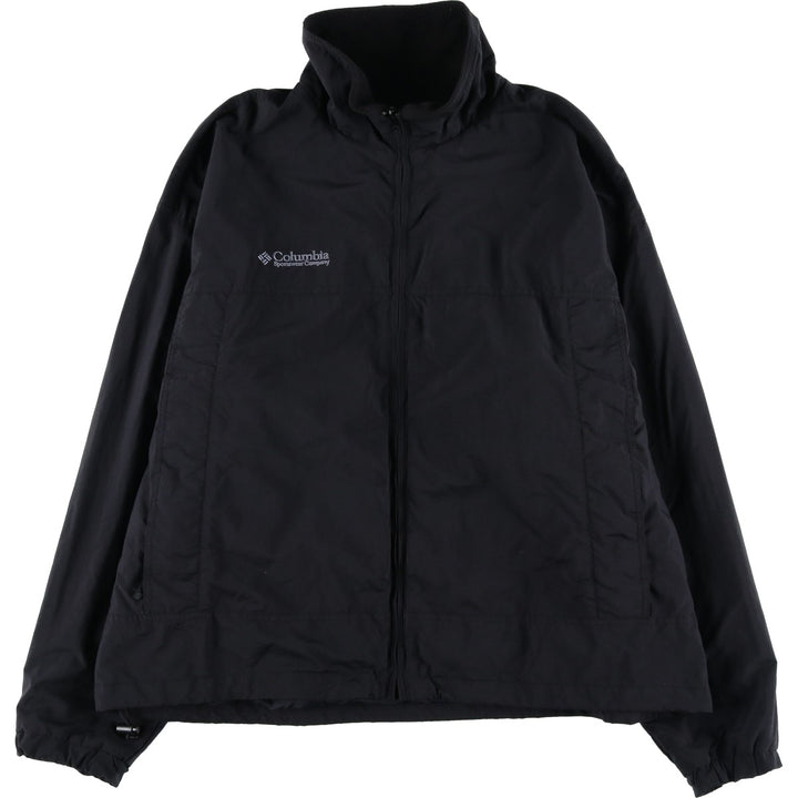 90s-00'S Columbia Men's XL Padded Puffer Jacket Nylon black type Vintage Second Hand