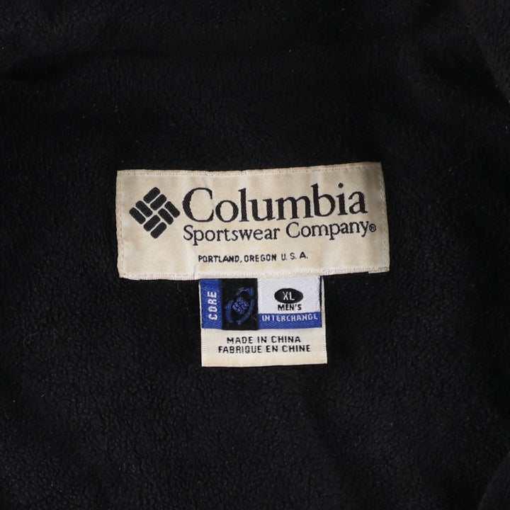90s-00'S Columbia Men's XL Padded Puffer Jacket Nylon black type Vintage Second Hand