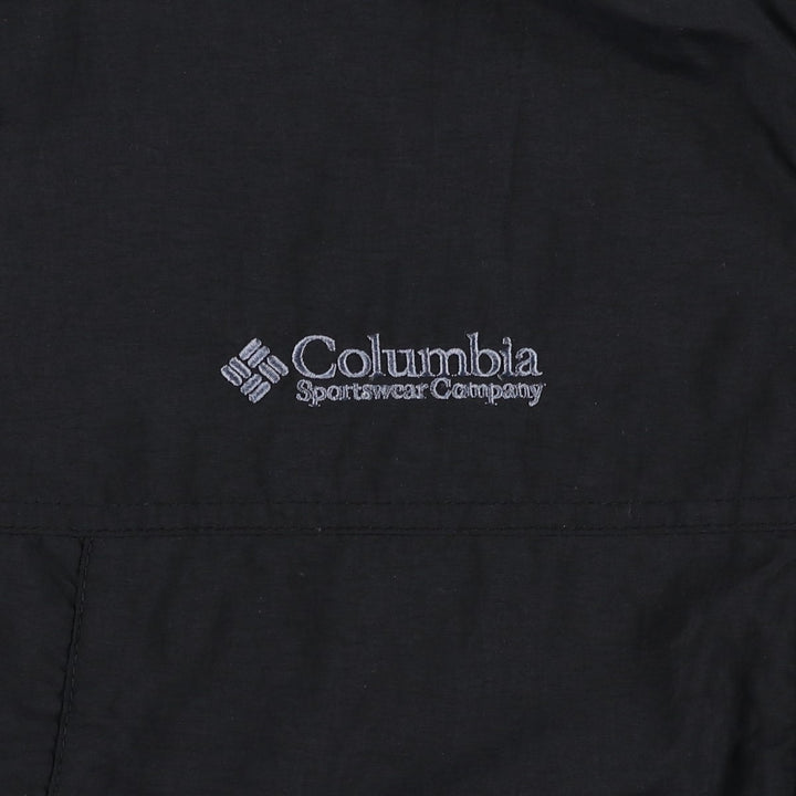 90s-00'S Columbia Men's XL Padded Puffer Jacket Nylon black type Vintage Second Hand