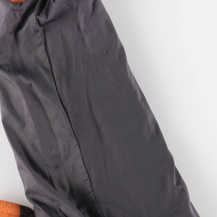 90s-00'S LLBean padded puffer jacket, men's size L Nylon orange type Vintage Second Hand