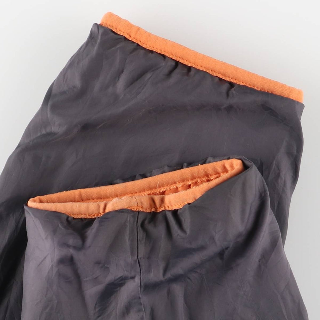 90s-00'S LLBean padded puffer jacket, men's size L Nylon orange type Vintage Second Hand