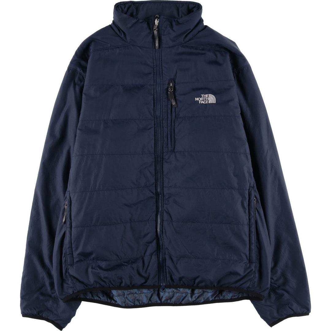 90s-00'S The North Face Men's Padded Puffer Jacket, Size XL Nylon navy blue type Vintage Second Hand