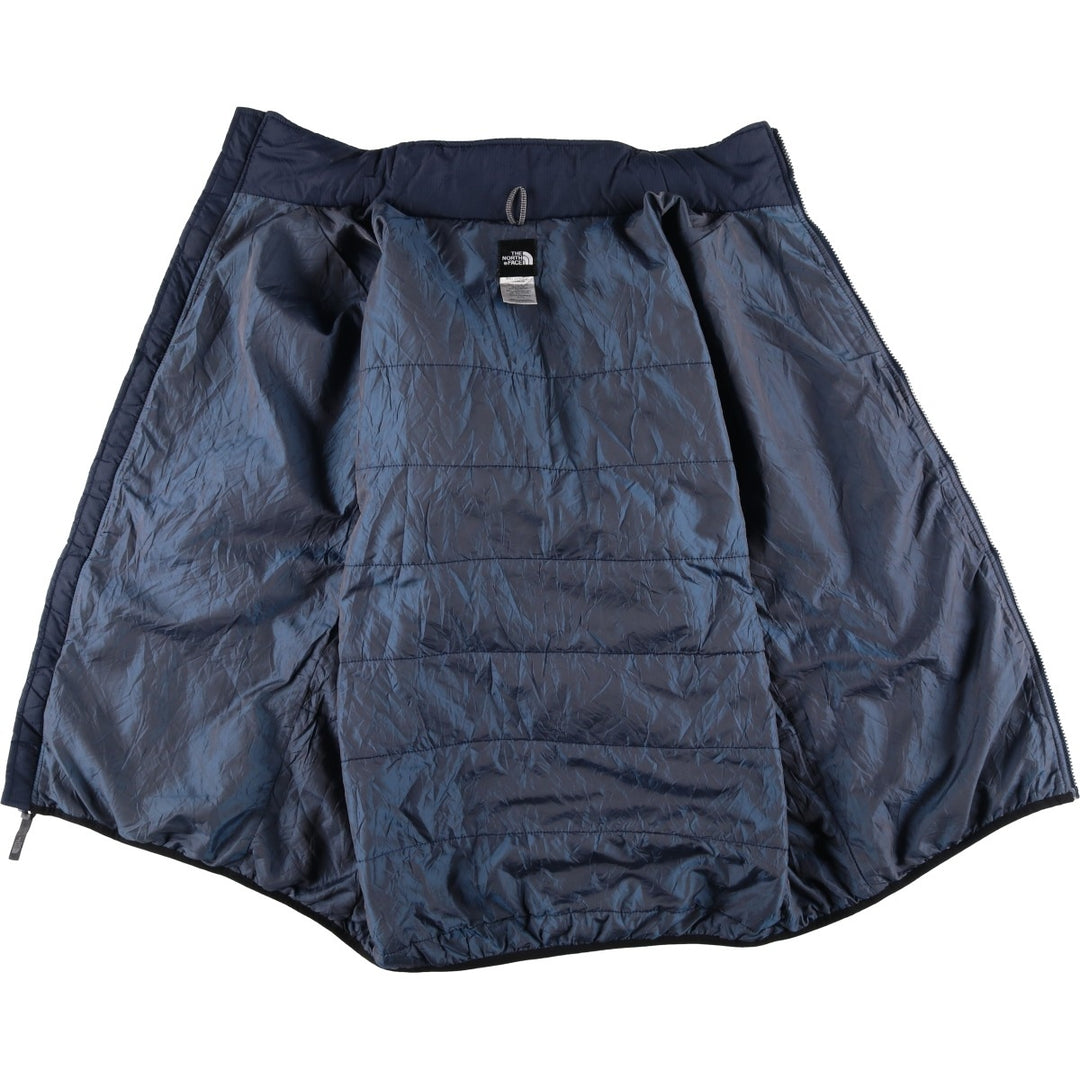 90s-00'S The North Face Men's Padded Puffer Jacket, Size XL Nylon navy blue type Vintage Second Hand