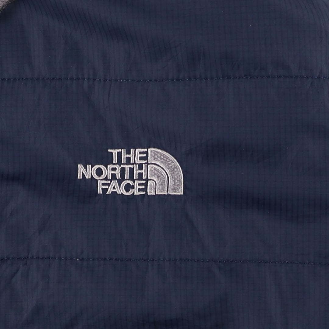 90s-00'S The North Face Men's Padded Puffer Jacket, Size XL Nylon navy blue type Vintage Second Hand