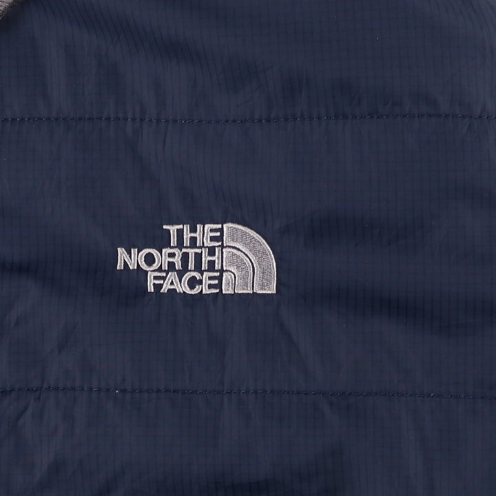 90s-00'S The North Face Men's Padded Puffer Jacket, Size XL Nylon navy blue type Vintage Second Hand