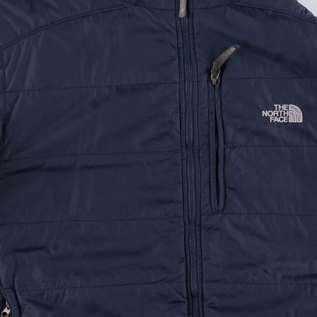 90s-00'S The North Face Men's Padded Puffer Jacket, Size XL Nylon navy blue type Vintage Second Hand