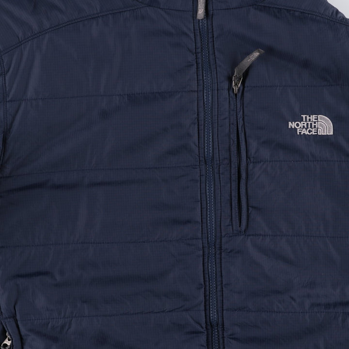 90s-00'S The North Face Men's Padded Puffer Jacket, Size XL Nylon navy blue type Vintage Second Hand